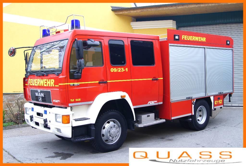 MAN 14.224 L80 4x4 /TÜV/METZ TLF 16/25 Feuerwehr Gasilska vozila