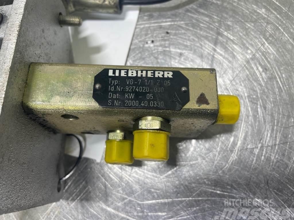 Liebherr A316-9274020/9198863-Servo valve/Pedal Hidravlika