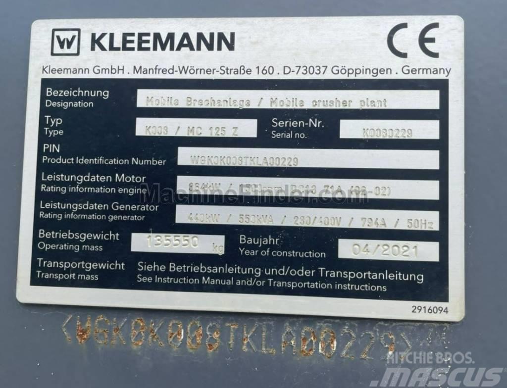 Kleemann MC125Z Mobilni drobilniki