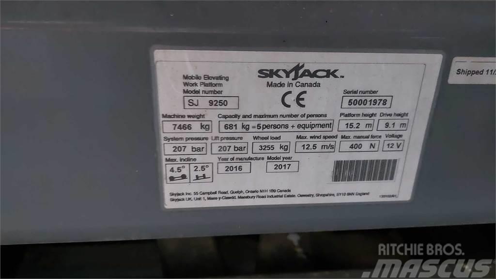 SkyJack 9250RT Škarjaste dvižne ploščadi