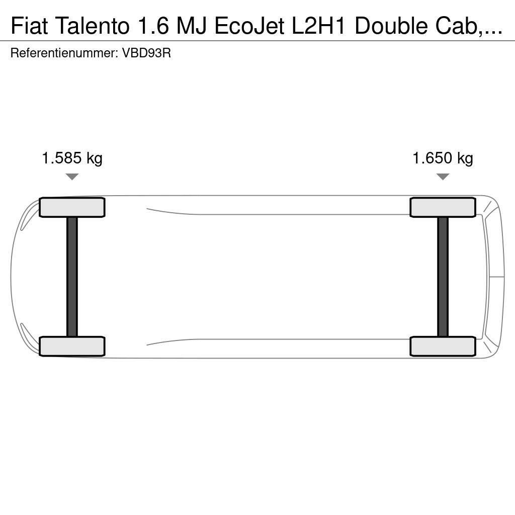 Fiat Talento 1.6 MJ EcoJet L2H1 Double Cab, Navi, Camer Zabojni kombi