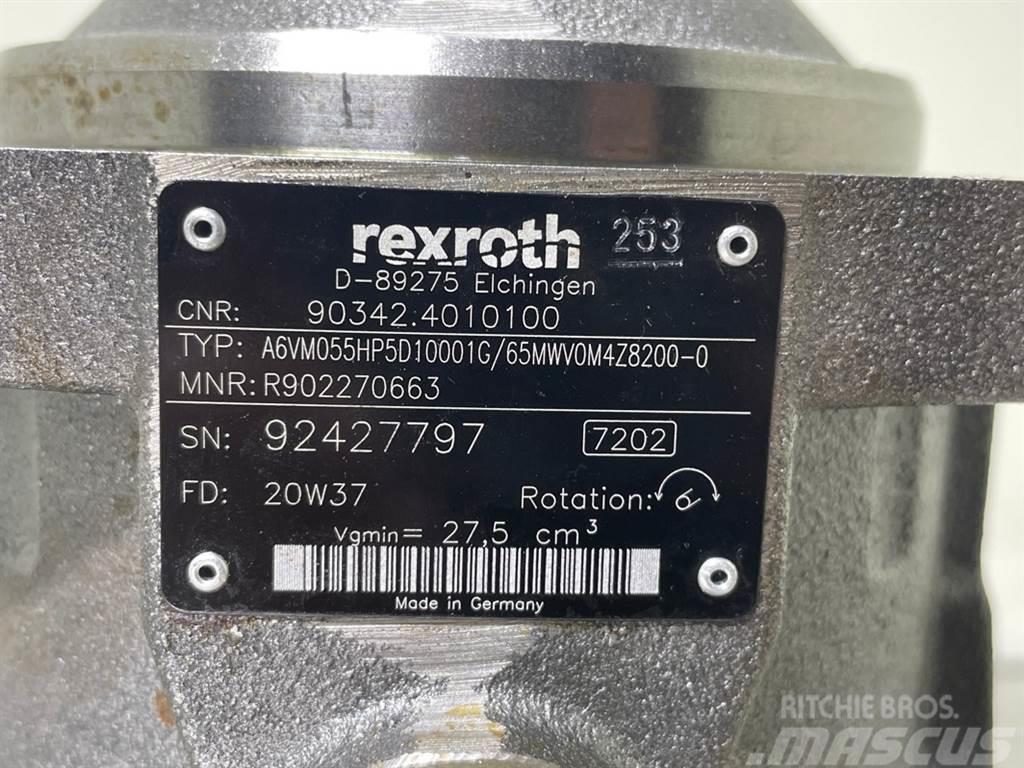 Rexroth A6VM055HP5D10001G-R902270663-Drive motor/Fahrmotor Hidravlika
