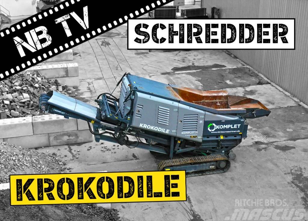 Komplet Mobiler Schredder Krokodile - bis zu 200 t/h Stroji za razrez odpada