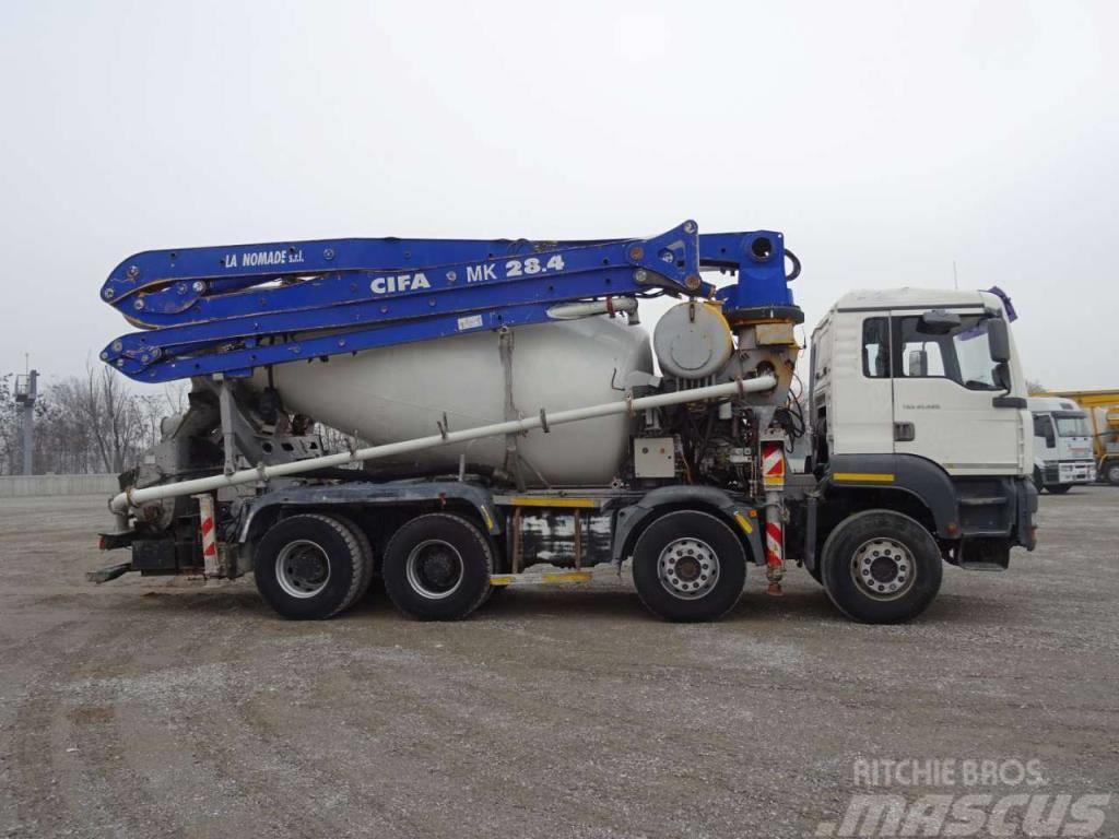 MAN TGA 41.480 Kamionske črpalke za beton