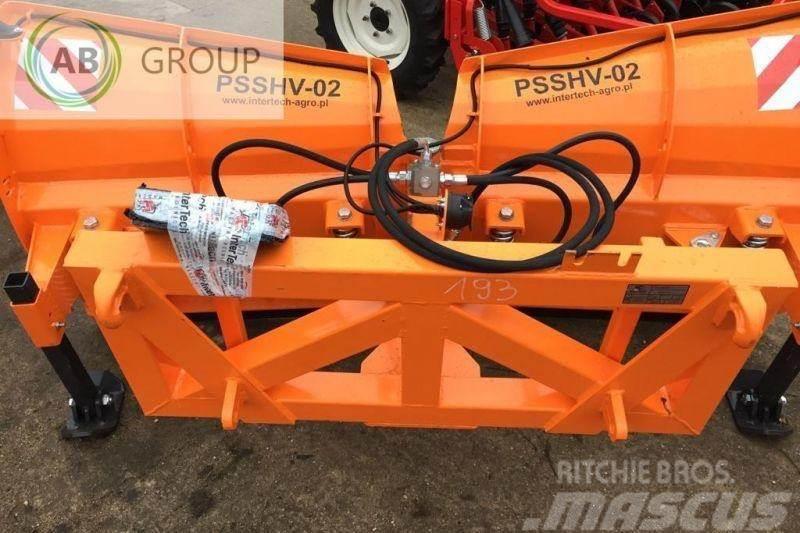 Inter-Tech Pług hydrauliczny PSSHV-02, 2,1 m Snežne deske in plugi