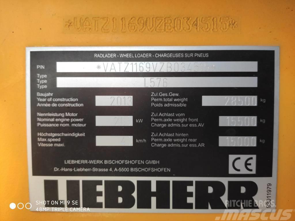 Liebherr L576 New Generation Bj 2013' Kolesni nakladalci