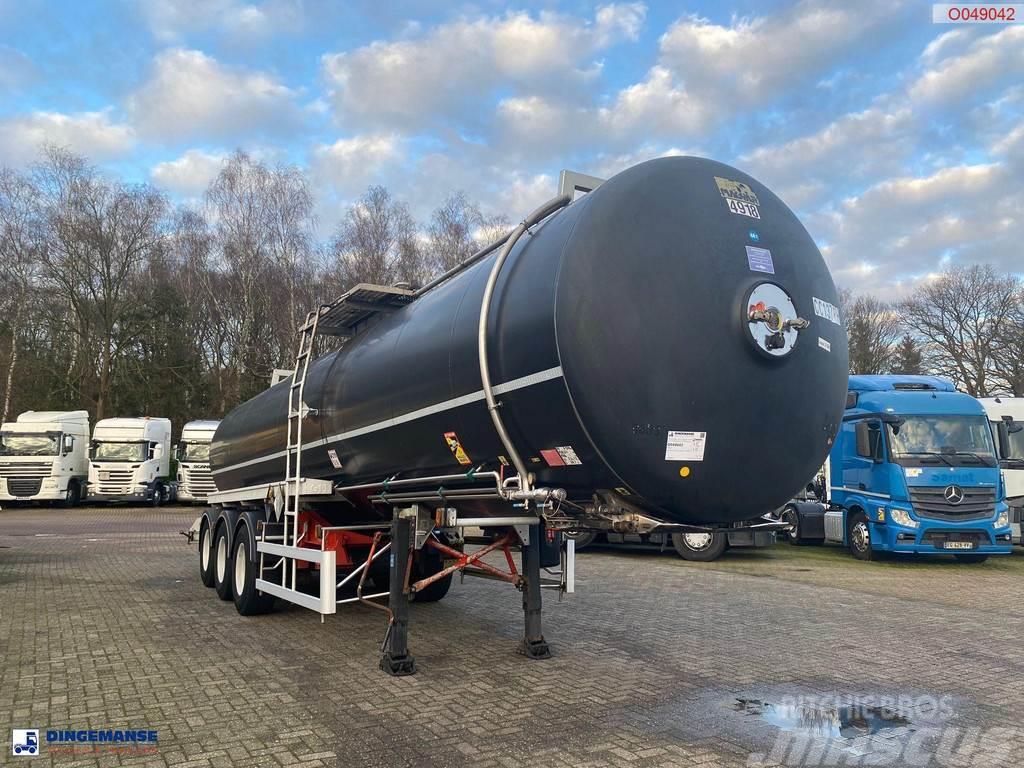 Magyar Bitumen tank inox 31 m3 / 1 comp + mixer / ADR 26/ Polprikolice cisterne