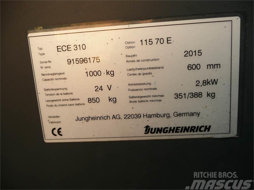 Jungheinrich ECE 310 70 E 1150x560mm Nizko dvižni komisionirni viličar