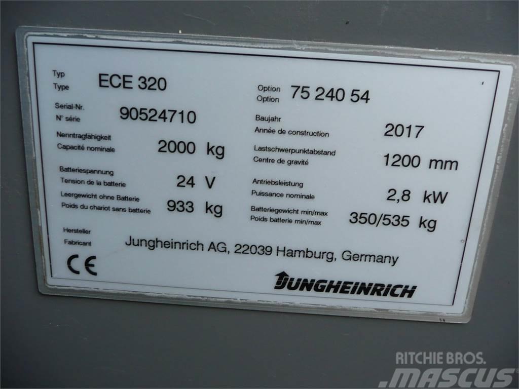 Jungheinrich ECE 320 2400x540mm Nizko dvižni komisionirni viličar