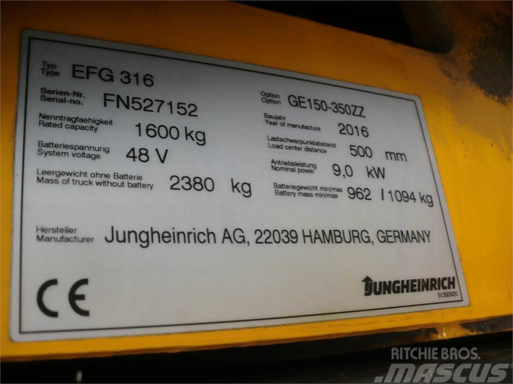 Jungheinrich EFG 316 350 ZT Električni viličarji