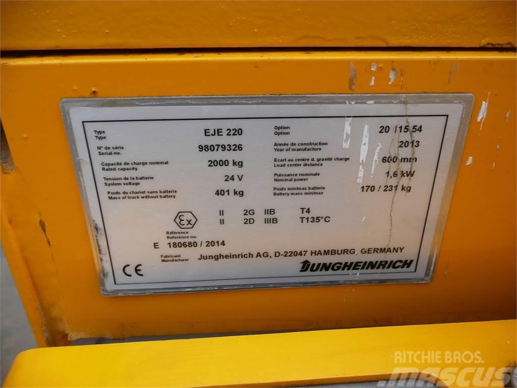 Jungheinrich EJE 220 EX Električni nizko dvižni viličar