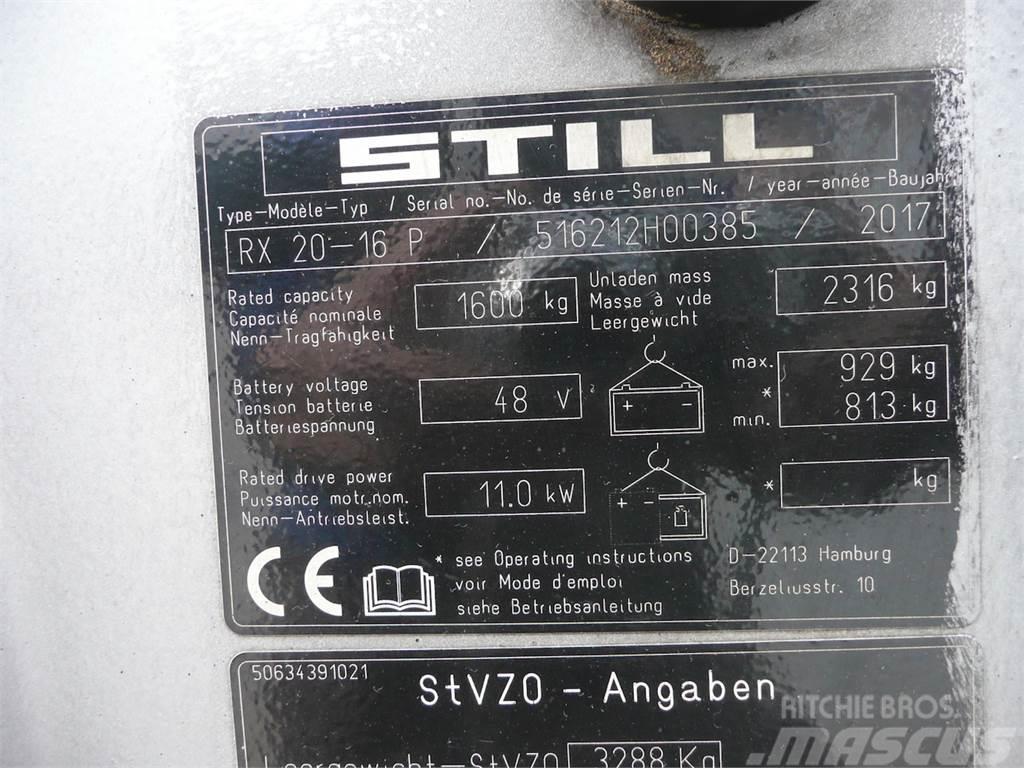 Still RX20-16P Električni viličarji