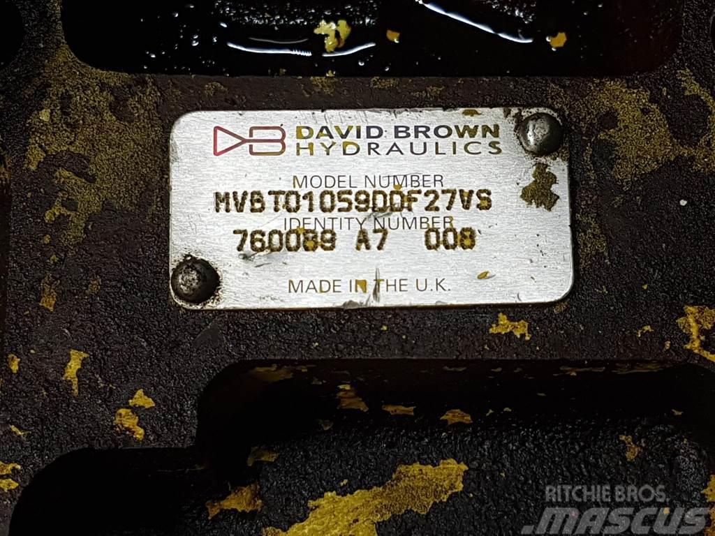 David Brown MVBT01059 - Komatsu WA270-3 - Valve Hidravlika