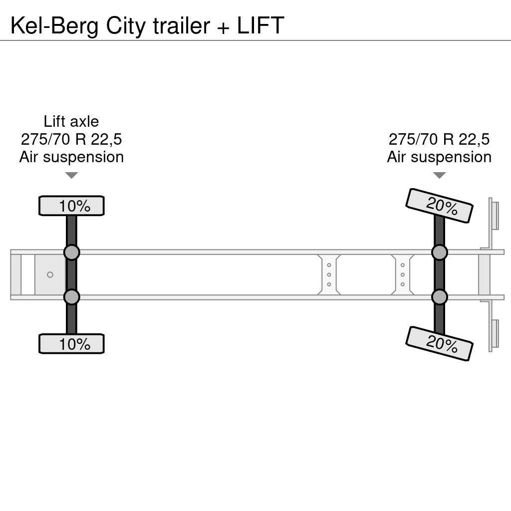Kel-Berg City trailer + LIFT Polprikolice s ponjavo