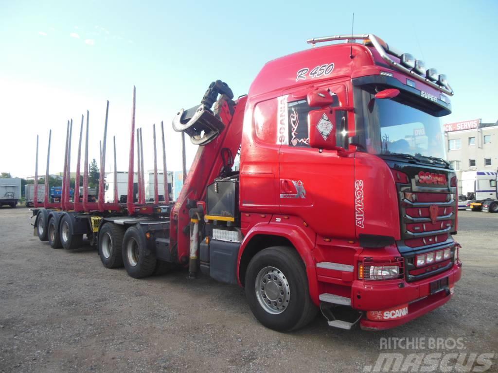 Scania R 450 Tovornjaki za hlode