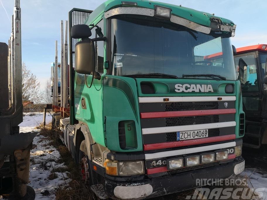 Scania 144 G Tovornjaki z žerjavom