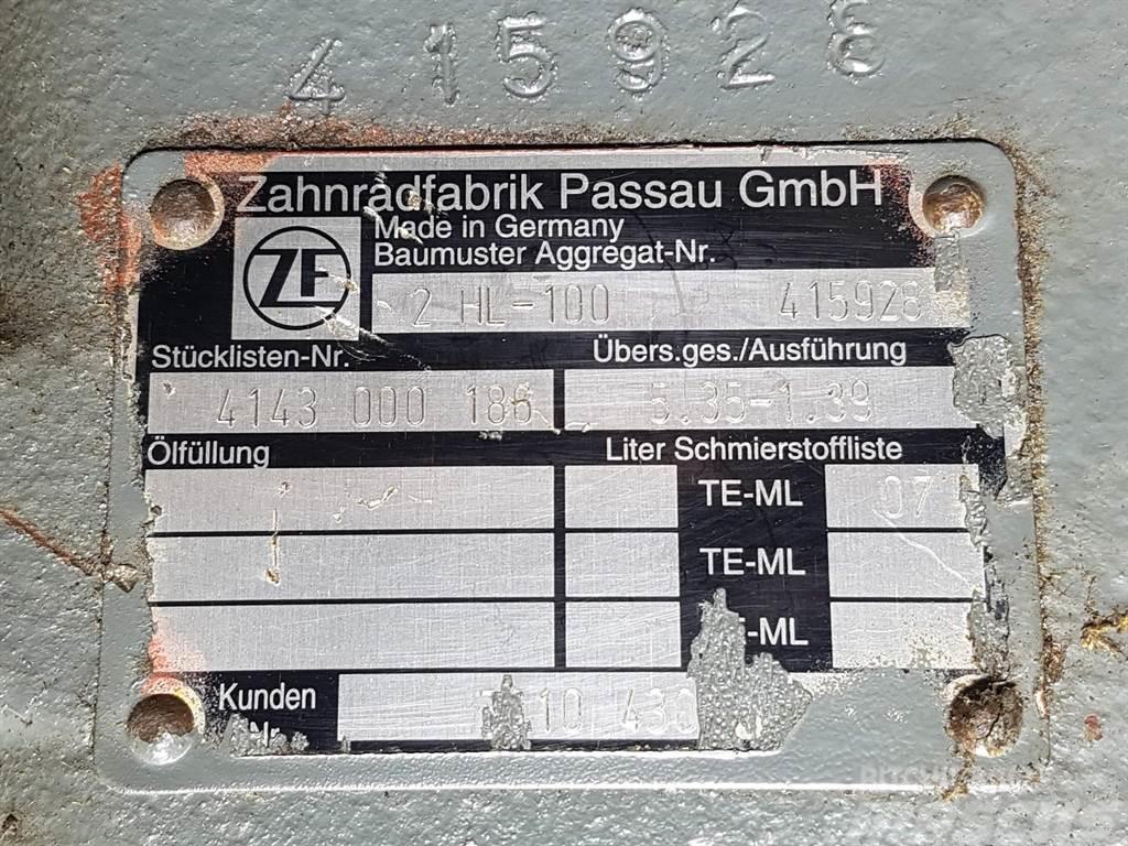 Liebherr A934C-5010430-ZF 2HL-100-Transmission/Getriebe Menjalnik