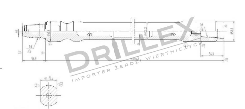 Ditch Witch JT 920 Drill pipes, Żerdzie wiertnicze Oprema za vodoravno smerno vrtanje