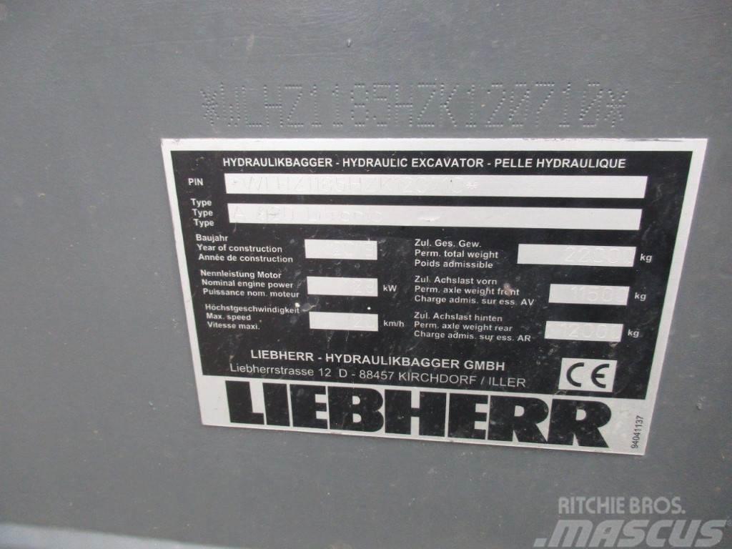 Liebherr A 920 Litronic Bagri na kolesih