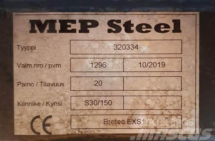  MEP Steel BRETEC EXS1 ISKUVASARAN KIINNIKELEVY S30 Hitre spojke