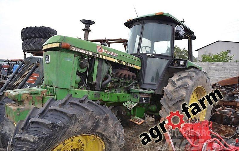John Deere spare parts 4040 S 4240 skrzynia silnik kabina mos Druga oprema za traktorje