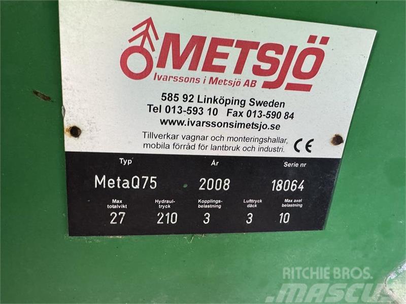 Metsjö MetaQ 75 Skiftelandsvogn Prikolica za splošno rabo
