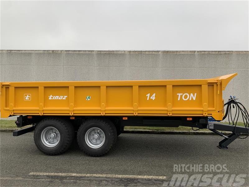 Tinaz 14 tons dumpervogn  med 3 vejstip Druga komunalna oprema
