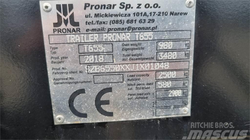Pronar T655- 3 VEJS TIPVOGN-DEMO Kiper prikolice