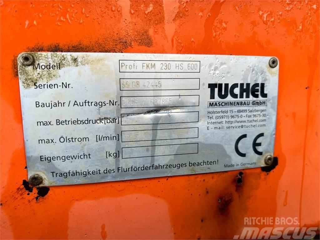 Tuchel Profi 660 kost - 230 cm. bred / Volvo ophæng Kolesni nakladalci