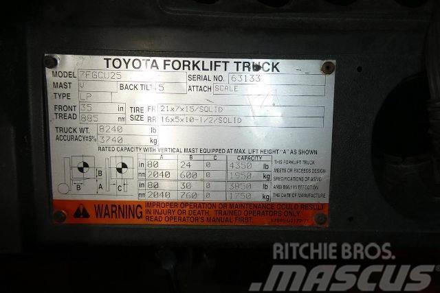 Toyota 7FGCU25 Viličarji - drugo