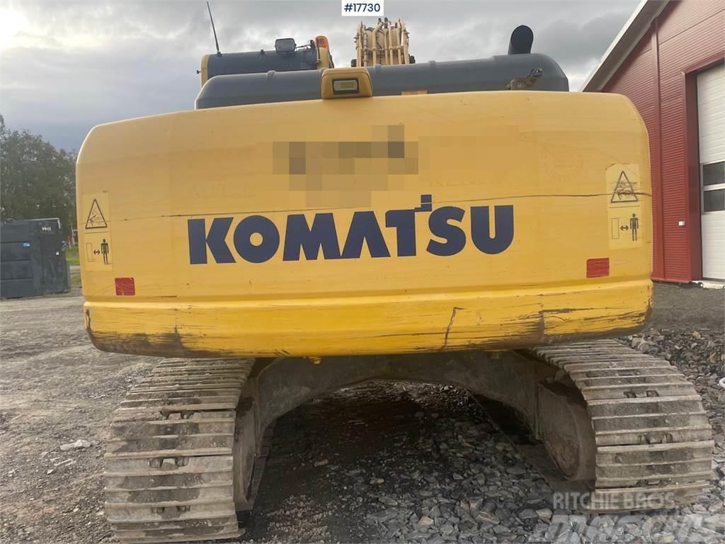 Komatsu PC210LC-SK tracked excavator w/ tilt and 2 buckets Bagri goseničarji
