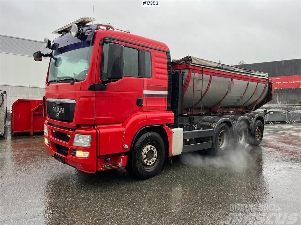 MAN TGS 35.480 asphalt truck 8x4 w/ hydraulic canopy a Drugi tovornjaki
