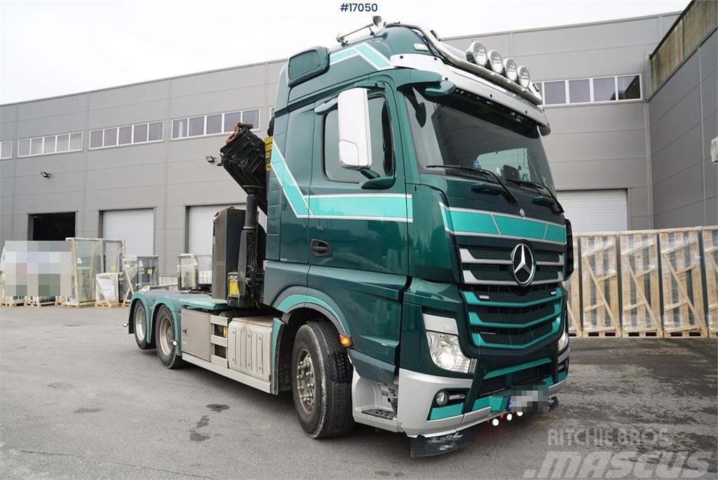 Mercedes-Benz Actros 2663 with 23t/m crane. Well equipped Tovornjaki z žerjavom