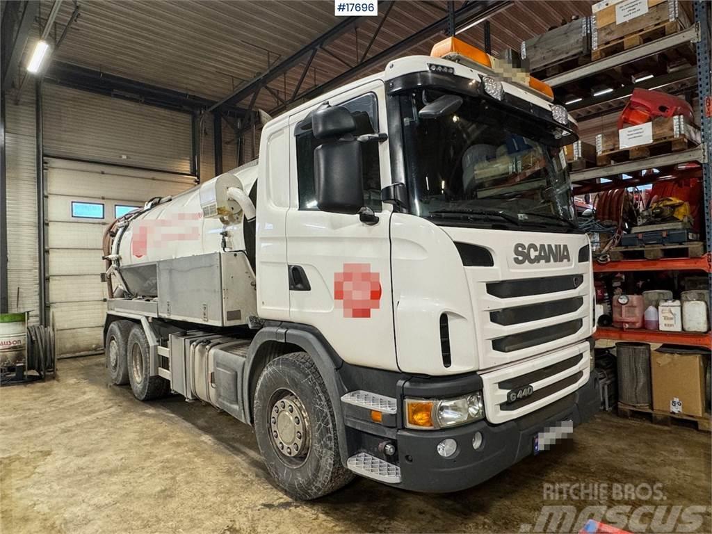 Scania G440 suction/flushing truck w/ Nomek superstructur Kamionske črpalke za beton