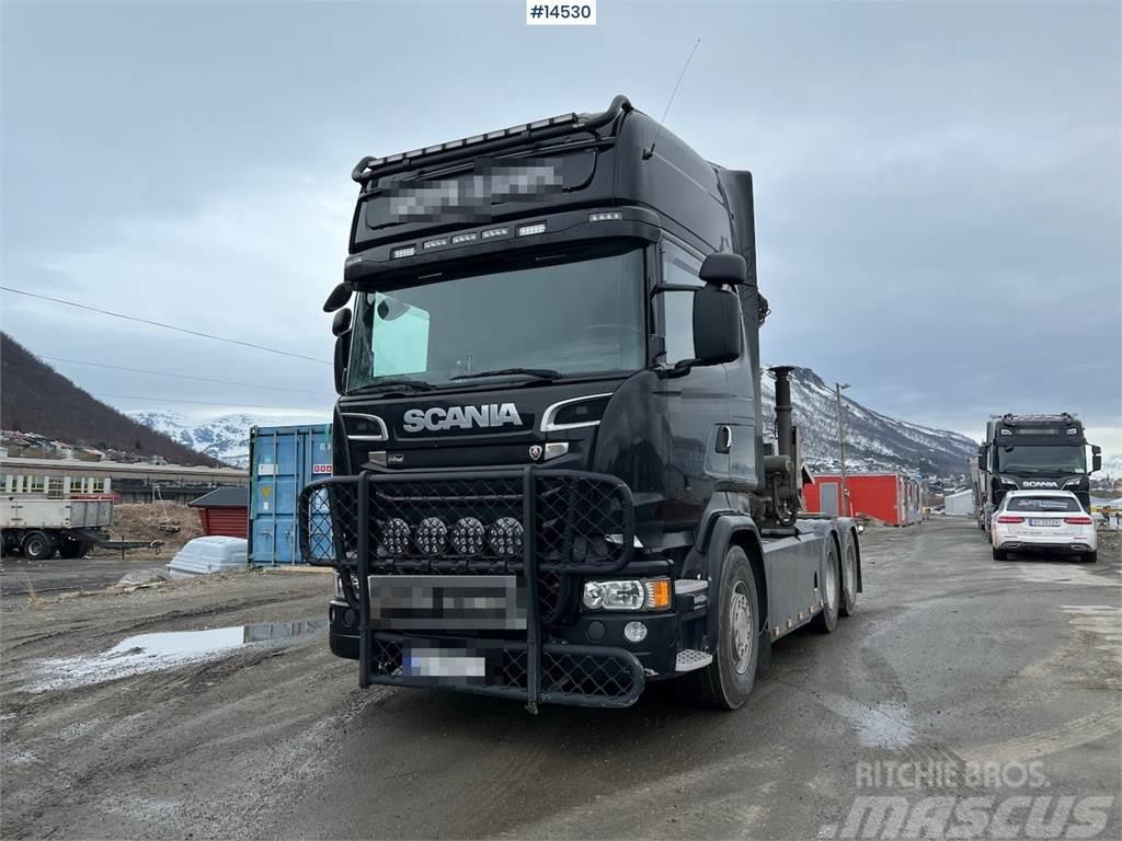 Scania R730 6x4 Crane hauler w/ 22 t/m palfinger crane Tovornjaki z žerjavom