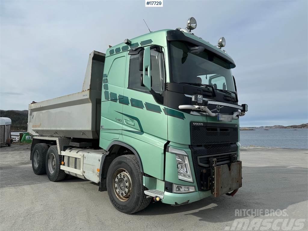 Volvo fh 540 6x4 plow rigged tipper. Euro 6. WATCH VIDEO Kiper tovornjaki