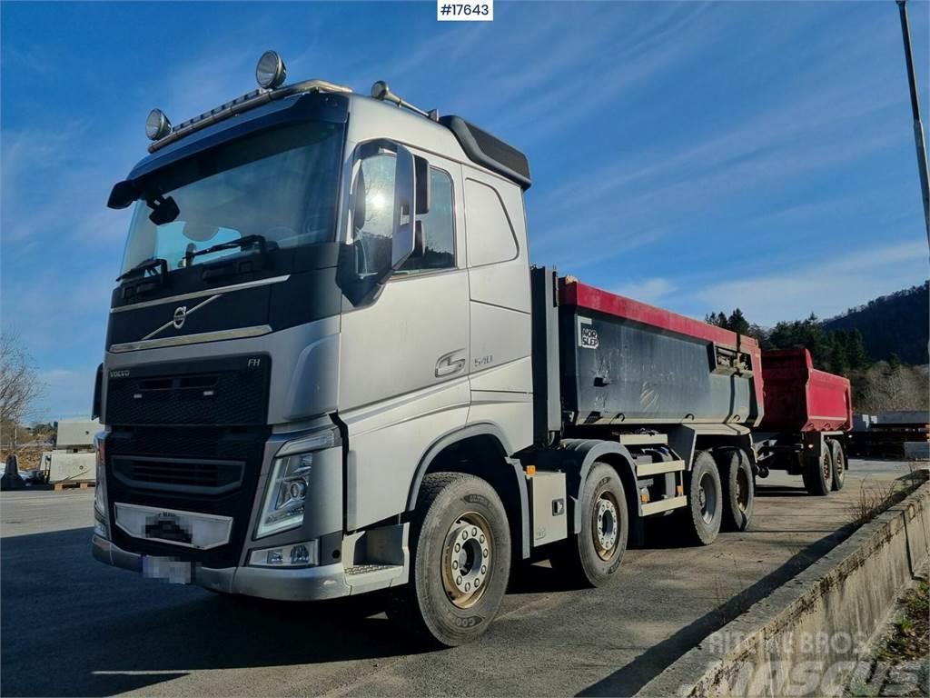Volvo FH 540 8x4 with low mileage for sale with tipper. Kiper tovornjaki