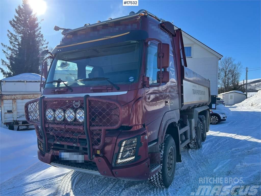 Volvo FMX 540 8x4 tipper EURO 6 w/ Elbo trailer Kiper tovornjaki