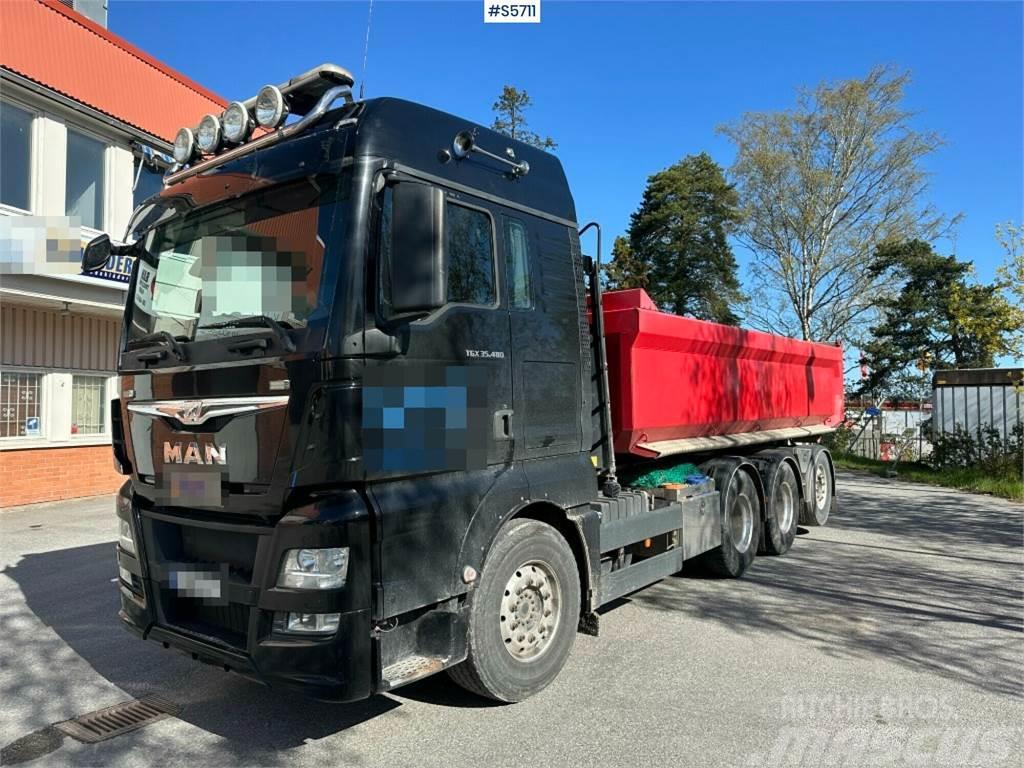 MAN TGX 35.480 8x4 Tridem Hook Truck, See video Kotalni prekucni tovornjaki