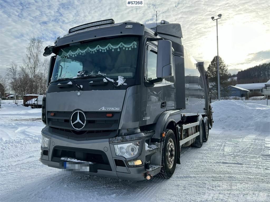 Mercedes-Benz Actros 963-0-C Garbage Truck Rear Loader SEE VIDEO Komunalni tovornjaki