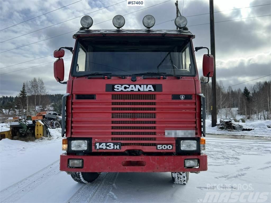 Scania R143 HL 8x2 59 with Atlas Copco XRVS466 compressor Komunalna vozila