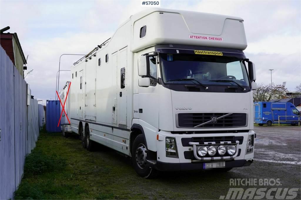 Volvo FH 400 6*2 Horse transport with room for 9 horses Tovornjaki za prevoz živine