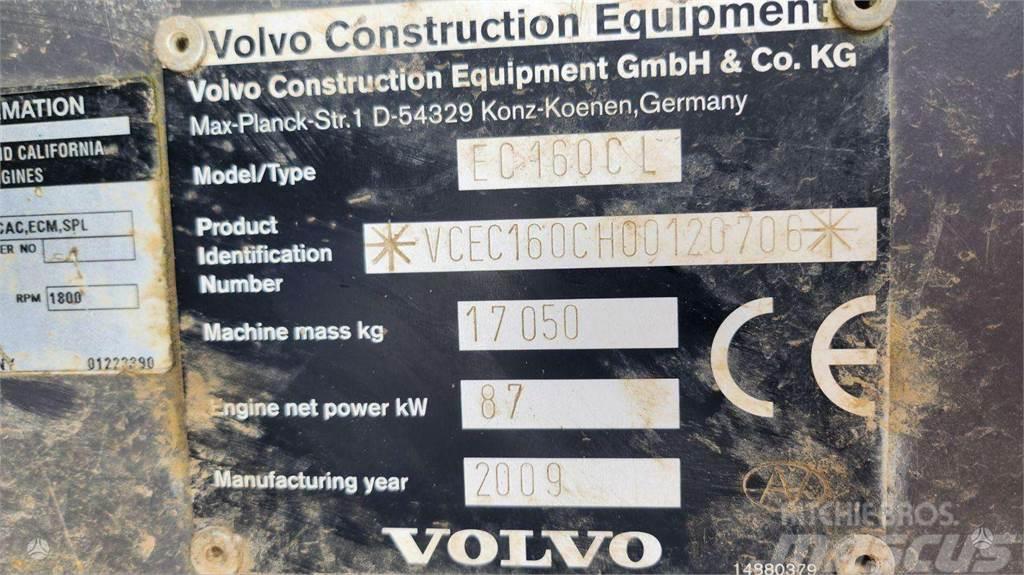 Volvo EC 160 CL + ROTOTILT + 3 BUCKE Bagri goseničarji