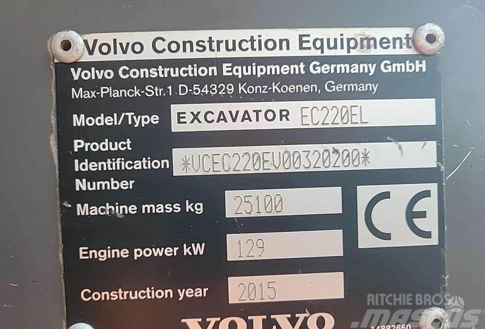 Volvo EC220E Bagri goseničarji