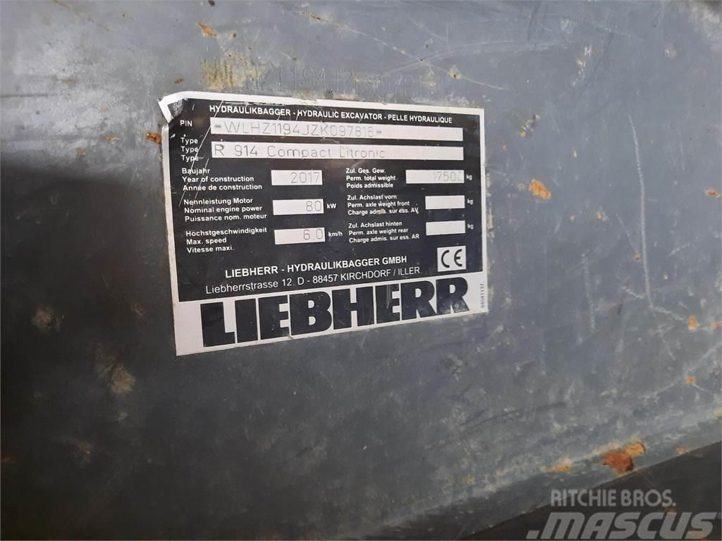 Liebherr R914 Compact Litronic Bagri goseničarji