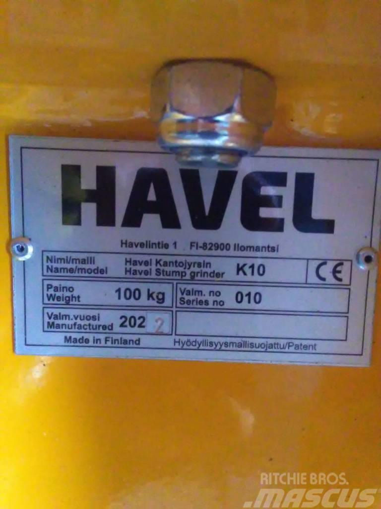  Havel K10 kantojyrsin 1,5-10 t koneisiin Ravnalniki