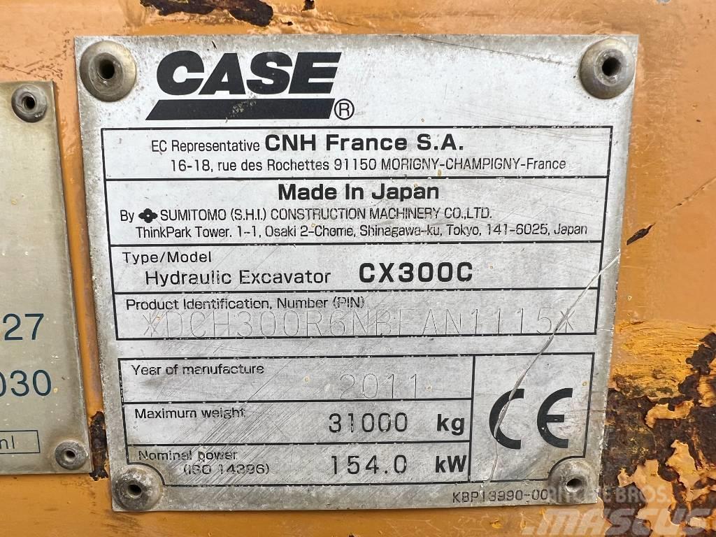 CASE CX300C - Dutch Machine / CE + EPA Bagri za prekladanje primarnih/sekundarnih surovin