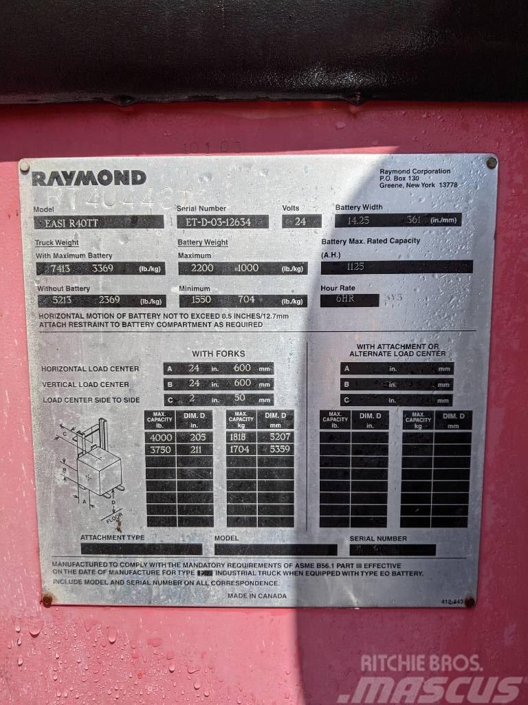 Raymond R40TT Električni viličarji