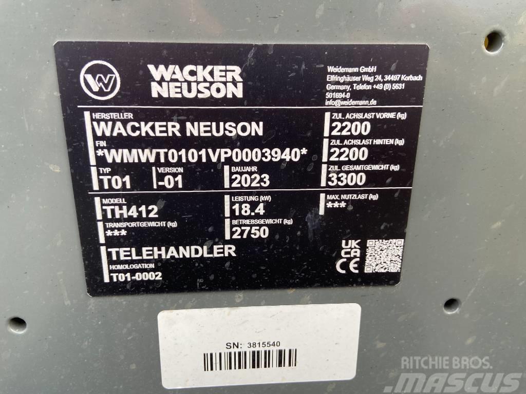 Wacker Neuson TH412 Teleskopski viličarji