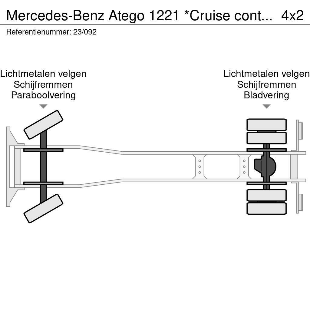 Mercedes-Benz Atego 1221 *Cruise control*Bluetooth*Elektrisch ve Tovornjaki hladilniki